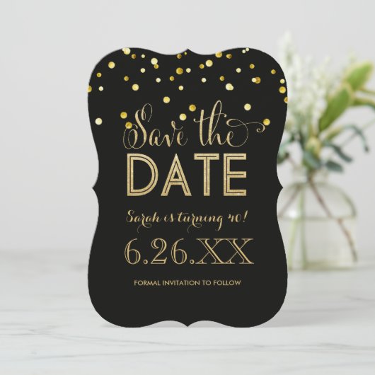 Elke keer waarop de datum wordt opgeslagen save the date (Staand voorkant)