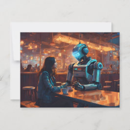 Elke keer weer een oude vriend tegenkomen briefkaart