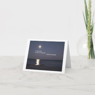 Elke Kerstmis van de Ster van de Avond Feestdagen Kaart