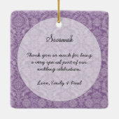 Elke kerstversiering met kleurweddenschap keramisch ornament (Achterkant)