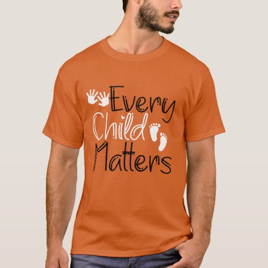 Elke kinderzaak, Oranje Oranje dag T-shirt (Voorkant)