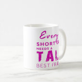 Elke kleine meid heeft een goede vriend nodig koffiemok (Voorkant rechts)