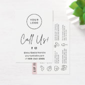 Elke kleur Aangepaste Logo Lip Filler Aftercare Ka Visitekaartje (Bureau)