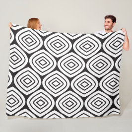 Elke kleur Abstract Diamond MCM Pattern Fleece Deken