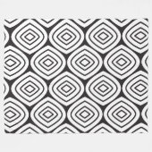 Elke kleur Abstract Diamond MCM Pattern Fleece Deken (Voorkant (Horizontaal))