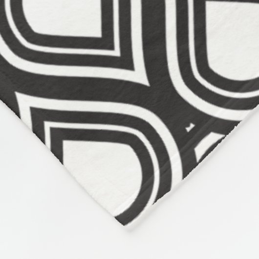Elke kleur Abstract Teardrop MCM Pattern Fleece Deken (Hoek)