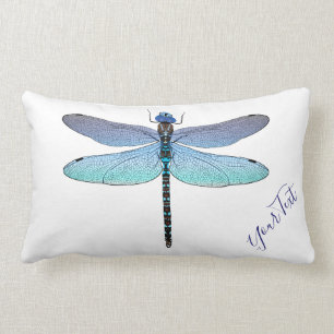 Elke kleur Achtergrond Dragonfly Lumbar Pillow Kussen