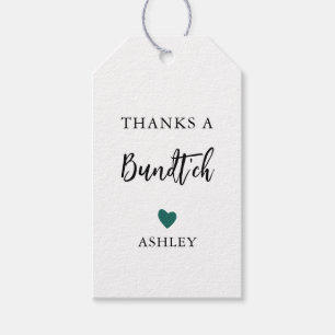 Elke kleur Bedankt Een bundeltje cadeautje Label,  Cadeaulabel