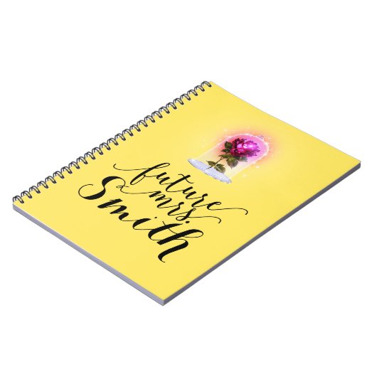 ELKE KLEUR betoverd verhalenboek Red Rose Future M Notitieboek (Linkerzijde)