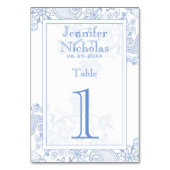 Elke kleur Bloemen & Foliage Lacy Doodle bruiloft Kaart (Achterkant)