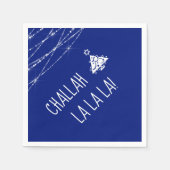 Elke kleur Chrismukkah Tree Schattige Challah La L Servet (Voorkant)