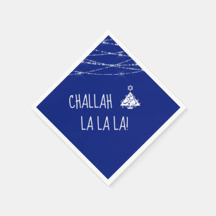 Elke kleur Chrismukkah Tree Schattige Challah La L Servet