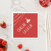 Elke kleur Chrismukkah Tree Schattige Challah La L Servet (Insitu)