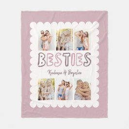Elke Kleur Cute 6 Foto Beste Vriendin BFF's Fleece Deken