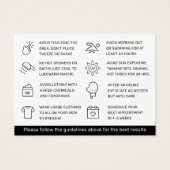 Elke kleur die haarverwijdering na de Kaart aanbev (Achterkant)