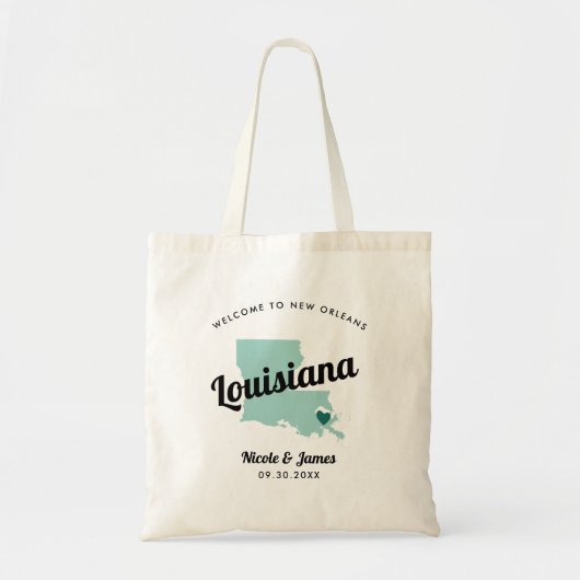 elke kleur die Louisiana wegtrouwt, welkomsttas, Tote Bag (Voorkant)