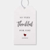 Elke kleur die u zo dankbaar bent cadeaulabel (Voorkant)