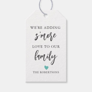 Elke kleur die we aan onze familie toevoegen cadeaulabel