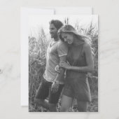 Elke kleur Disco Ball Minimalist Zwart | Foto Save The Date (Achterkant)