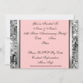 Elke kleur en 25 jaar Silver Jubileum Uitnodiging (Achterkant)