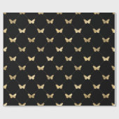 Elke kleur en Gold Butterfly-bekleding Cadeaupapier (Vlak)