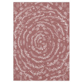 Elke kleur Floral Garland Swirl Katoen Tafelkleed (Voorkant)