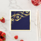 Elke kleur Golden Star Swag Servet (Insitu)