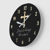 Elke kleur Gouden Kruis Jezus is altijd het antwoo Grote Klok (Hoek)