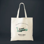 Elke Kleur Grand Cayman Wedding Welcome Bag, Tote Bag<br><div class="desc">Het weekend is een cadeautas voor gasten uit de stad voor je bruiloft, met afbeelding van de Grote Cayman. U kunt de kleuren voor om het even welk deel van dit ontwerp uitgeven, evenals het hart naar de plaats van uw bruiloft verplaatsen. Om kleuren te veranderen, personaliseert de klik en...</div>