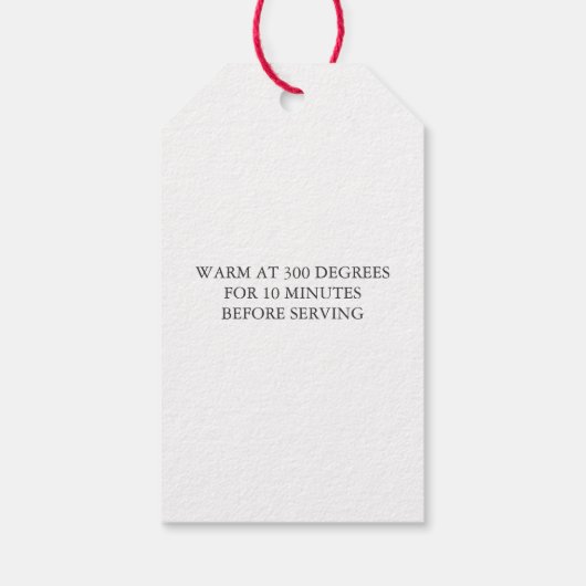 Elke kleur hart gebakken met liefde, zelfgemaakte cadeaulabel (Achterkant)