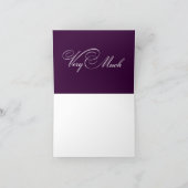 Elke kleur Hartelijk dank, zeer veel Kaart (Binnen)