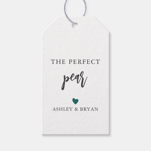 Elke kleur het perfecte Label van de peer, het Hom Cadeaulabel (Voorkant)