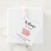 Elke Kleur Iowa Weddenschap Welkomsttas Bedankjes Labels (In situ)