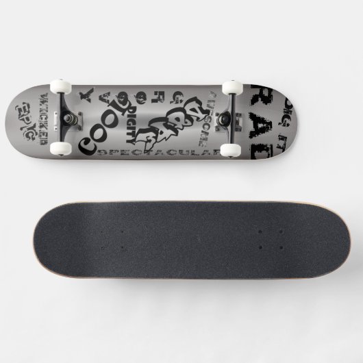 Elke kleur is Retro Persoonlijk Skateboard (Horizontaal)