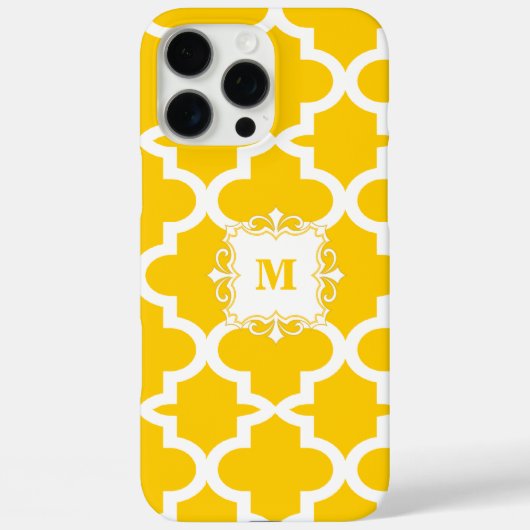 Elke kleur Marokkaanse Tegel gepersonaliseerd mono Case-Mate iPhone Case (Achterkant)