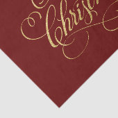 Elke kleur Merry Christmas Gold Tissue Paper Tissuepapier (Detail)