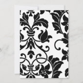 Elke kleur met Black Damask Bat Mitzvah Kaart (Voorkant)