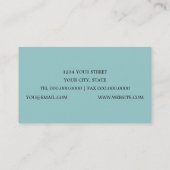 Elke kleur met Gold Fleur de Lis-Visitekaartje Visitekaartje (Achterkant)