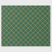 Elke kleur met Gold Glitter Grid Cadeaupapier (Vlak)