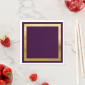 Elke kleur met "Gouden" rand Servet (Insitu)