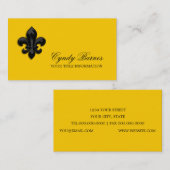 Elke kleur met het zwarte Visitekaartje Fleur de L (Voorkant / Achterkant)