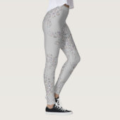 Elke kleur met iriserend chrysant leggings (Rechts)