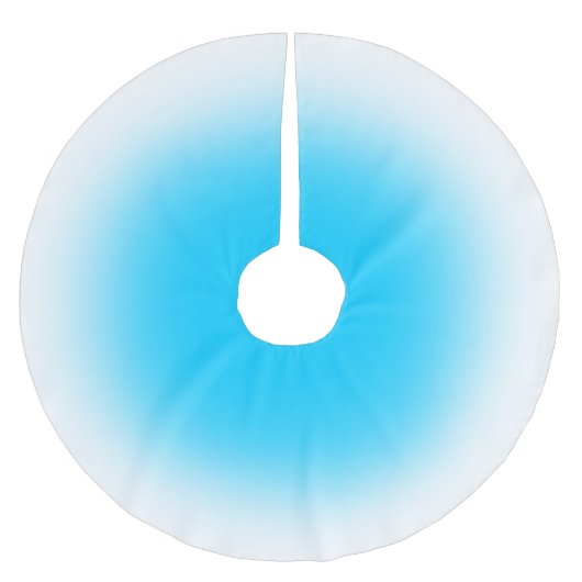 Elke kleur met witte ombre boomrok kerstboom rok (Voorkant)