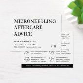 Elke Kleur Microneedling Aftercare Kaart (Bureau)
