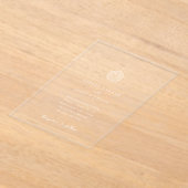 Elke kleur minimalistische discobal | Bruiloft Acryl Uitnodigingen (Laagn)