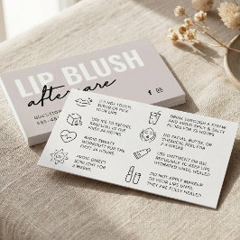 Elke Kleur Moderne Crème Lip Blush Tattoo Nazorg Visitekaartje