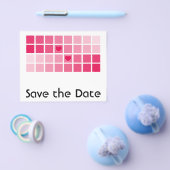 Elke Kleur Moderne Typografie Save the Date Flyer (Enkel)