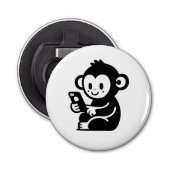 Elke kleur Monkey Phone Button Flesopener (Voorkant)