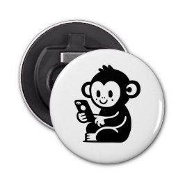 Elke kleur Monkey Phone Button Flesopener