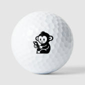 Elke kleur Monkey Phone Golfballen (Voorkant)